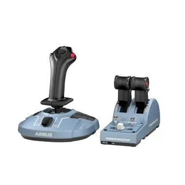 THRUSTMASTER, THRUSTMASTER TCA Officer Pack Airbus Edition - Joystick + Schubhebel-Quadranten (Schwarz/Grau)