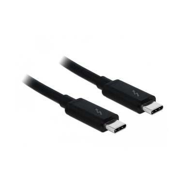 Delock, Delock USB Anschlusskabel [1x USB-C™ Stecker - 1x USB-C™ Stecker] 2 m Schwarz