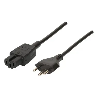 Max Hauri, Max Hauri 114464 Strom Anschlusskabel Schwarz 2.00 m