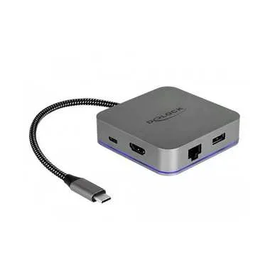Delock Dockingstation USB 3.1 Typ-C – HDMI/USB-A/USB-C/LAN/PD 3.0