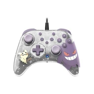 Hori, HORI Nintendo Switch 2 HORIPAD Turbo (Pokémon: Gengar und Mimigma) Controller Silber/Violett/Weiss für 2, Switch, OLED, PC