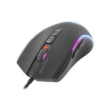 speedlink, Speedlink Gaming-Maus "ZAVOS RGB" Ergonomische Maus mit RGB-Beleuchtung und rutschfester Gummioberfläche