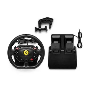 THRUSTMASTER, THRUSTMASTER T98 Ferrari 296 GTB (PS4/PS5/PC) Rennlenkrad mit Pedalset