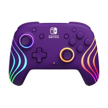pdp, PDP Afterglow Wave Wireless Controller Purple für Nintendo Switch, Switch OLED, Lite