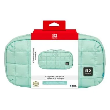 Hori, HORI Nintendo Switch 2 Puff Pouch Tragetasche, Cozy Green
