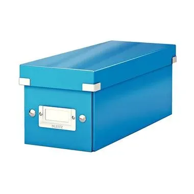 Leitz, LEITZ Ablagebox CD Click&Store 60410036 145x135x360mm blau