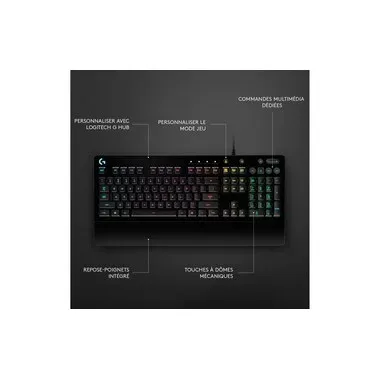 Logitech, Logitech Gaming-Tastatur "G213 Prodigy" (Handgelenkauflage  Ziffernblock)