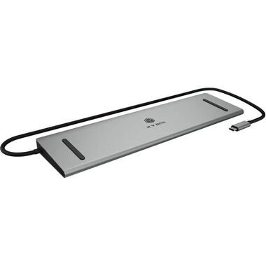 ICY BOX, IB-DK2106a-CPD, USB Type-C® 11 in 1 Notebook DockingStation mit dreifacher Videoausgabe