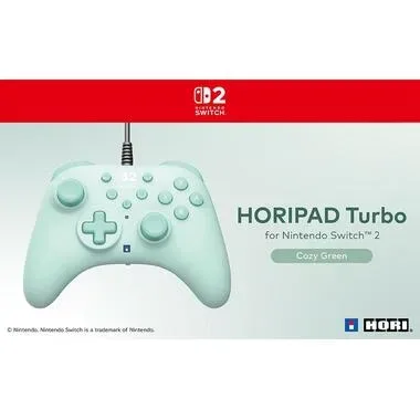 Hori, HORI Nintendo Switch 2 HORIPAD Turbo Controller Cozy Green für 2, Switch, OLED, PC