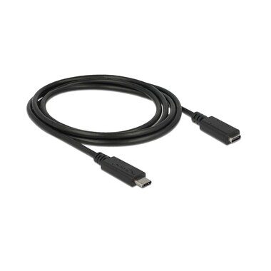 DeLock, Delock USB-Kabel USB 3.2 Gen1 USB-C® Stecker, USB-C® Buchse 1.50 m Schwarz 85534