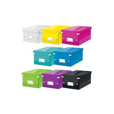 Leitz, LEITZ Click & Store DVD-Box 60420001 weiss 206x352x147mm