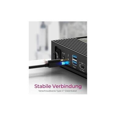 ICY BOX, ICY BOX USB-C Triple DockingStation IB-DK2246AC Hybrid 4K, 3xHDMI & 2xDP,6USB
