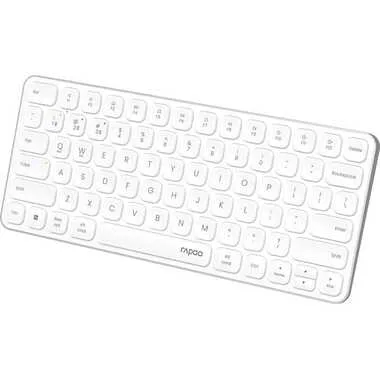 Rapoo, RAPOO E9610M ultraslim Keyboard 12641 Wireless, White