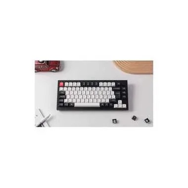 KEYCHRON, KEYCHRON Q1 HE QMK (CH) Wireless, Gaming-Tastatur, Magnetisch, 2,4 GHz/Bluetooth 5.2/Kabelgebunden, Carbon Black