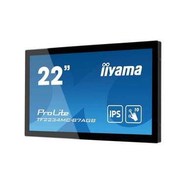 Iiyama, Iiyama ProLite TF2234MC-B7AGB LED-Monitor EEK F (A - G) 55.9 cm (22 Zoll) 1920 x 1080 Pixel 16:9 8 ms DisplayPort, VGA,