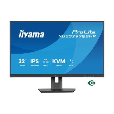 Iiyama, Iiyama XUB3297QSNP-B1 LCD-Monitor EEK F (A - G) 81.3 cm (32 Zoll) 2560 x 1440 Pixel 16:9 1 ms HDMI®, DisplayPort,