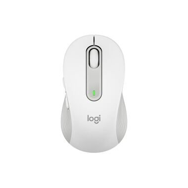 Logitech, Logitech - Signature M650 - Maus - optisch - 5 Tasten - kabellos - Bluetooth, 2.4 GHz -  Logi Bolt USB-Receiver - Off-White, Weiss