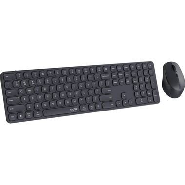 Rapoo, RAPOO 9810M ultraslim full deskset 12650 Wireless, Dark Grey