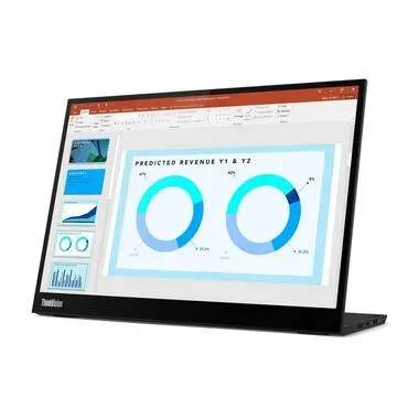 Lenovo, Lenovo Portabler Monitor "ThinkVision M14d USB" 35,42 cm/14 ″ 8 Reaktionszeit
