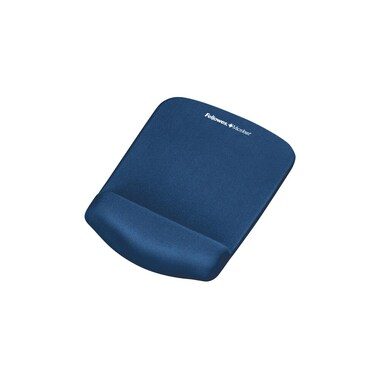 Fellowes, FELLOWES Mausmatte Plushtouch 9287302 blau, mit Handgelenkauflage