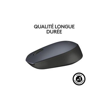 Logitech, Logitech M170 Maus Funk Optisch Grau, Schwarz 3 Tasten 1000 dpi