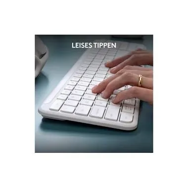 Logitech, LOGITECH Signature Slim K950 - Tastatur (Grauweiss)