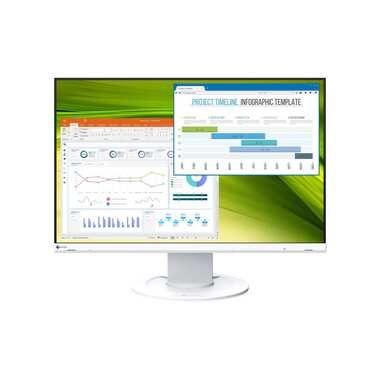 EIZO, EIZO EV2360-WT LED-Monitor EEK C (A - G) 57.2 cm (22.5 Zoll) 1920 x 1200 Pixel 16:10 5 ms DisplayPort, HDMI®, USB-B,