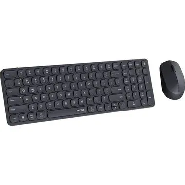 Rapoo, RAPOO 9710M ultraslim deskset 12648 Wireless, Dark Grey