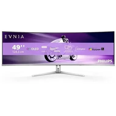 Philips, Philips Curved-Gaming-Monitor "49M2C8900/00" 123,71 cm/48,9 ″ 5120 x 1440 px 0,03 Reaktionszeit 240 Hz