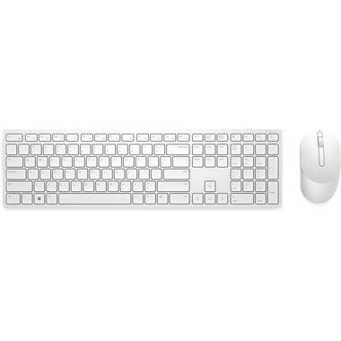 Dell, DELL KM5221W-WH-SWI, Tastatur, Kabellos, Weiss
