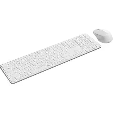 Rapoo, RAPOO 9810M ultraslim full deskset 12651 Wireless, White