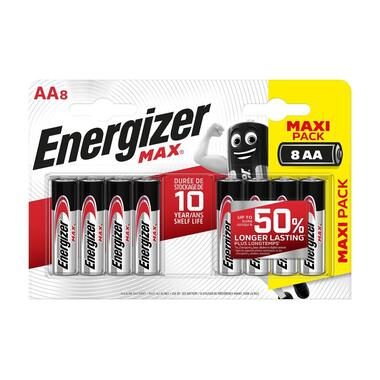 Energizer, Energizer Batterien Max AA LR6 2550 mAh Alkali 1.5 V 8 8 Stück