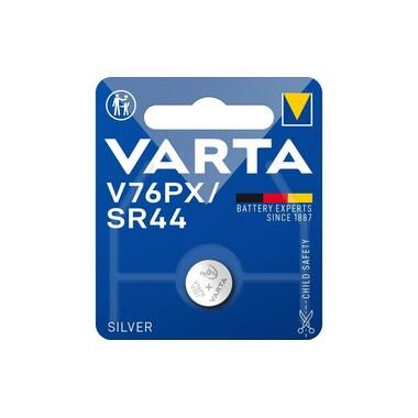 VARTA, VARTA Knopfzelle 4075101401 V76PX/SR44, 1 St&uuml;ck