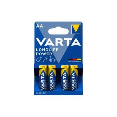 VARTA, VARTA Batterie Longlife Power 04906 121 414 AA/LR06, 4 St&uuml;ck