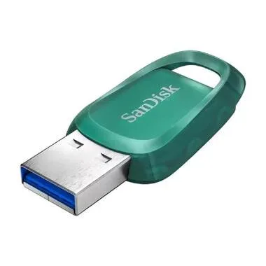 SanDisk, SANDISK Ultra Eco USB-Stick, 64 GB, 100 MB/s, Türkis