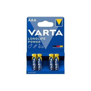 VARTA, Varta LONGLIFE Power AAA Bli 4 Micro (AAA)-Batterie Alkali-Mangan 1.26 Ah 1.5 V 4 St.