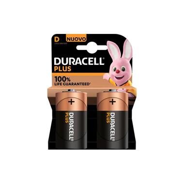 DURACELL, Duracell - Plus, Alkaline-Bat.,2Stk, D(LR20)