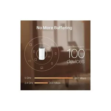 TP-Link, TP-LINK Whole-Home Mesh Deco M4(3-Pa Wi-Fi System (3-pack)