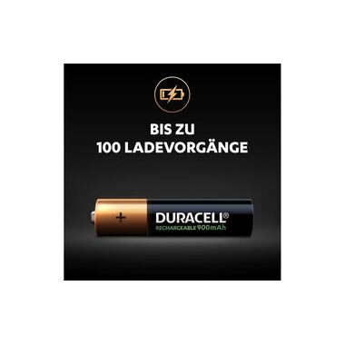 DURACELL, DURACELL Recharge Ultra PreCharged DX2400 AAA, 850 mAh, 1.2V 4 St&uuml;ck