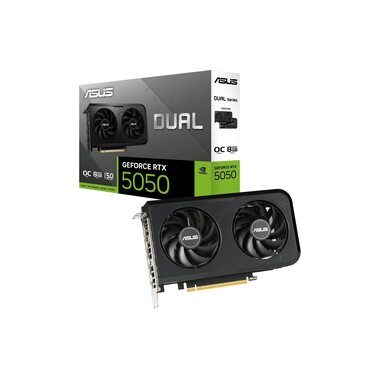 ASUS, ASUS Dual GeForce RTX 5050 8GB GDDR6 OC Edition (NVIDIA, Grafikkarte)