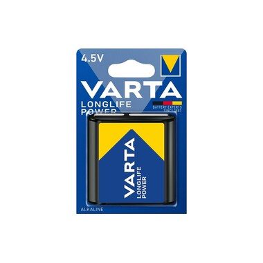 VARTA, Varta LONGLIFE Power 4.5V Bli 1 Flach-Batterie Alkali-Mangan 6100 mAh 4.5 V 1 St.