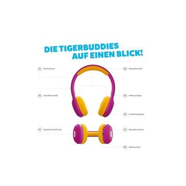 tigermedia, Tigermedia Tigerbuddies Kopfhörer pink