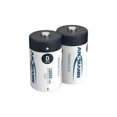 ANSMANN, Ansmann maxE Mono (D)-Akku NiMH 10000 mAh 1.2 V 2 St.