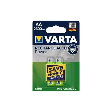VARTA, Varta RECH.AC.Power AA2600mAh BLI2 Mignon (AA)-Akku NiMH 2600 mAh 1.2 V 2 St.