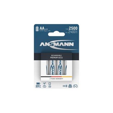 ANSMANN, Ansmann maxE HR06 Mignon (AA)-Akku NiMH 2500 mAh 1.2 V 4 St.