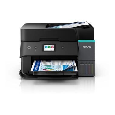 Epson, Epson EcoTank ET-4950 Multifunktionsdrucker Tintenstrahl Farbe A4 Drucker, Scanner, Kopierer, Fax WLAN, LAN, USB