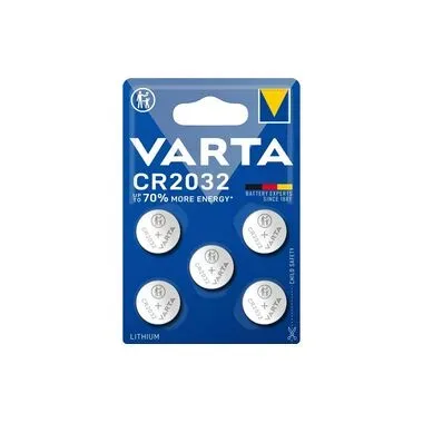VARTA, VARTA Knopfzelle CR2032, 5 St&uuml;ck 6032101415