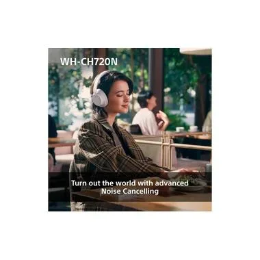 Sony, Sony Over-Ear-Kopfhörer "WH-CH720N" Active Noise Cancelling (ANC) Anruf-Management, App, Lautstärkeregelung, Mikrofon, Sprachsteuerung