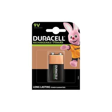 DURACELL, Duracell Hückmann 9 V Block-Akku NiMH 170 mAh 8.4 V 1 St.