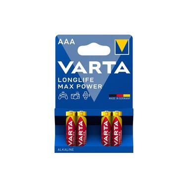 B2X, B2X - AAA Longlife Max Power LR3 Alkaline 4er-Pack, Rot, AAA(LR03)